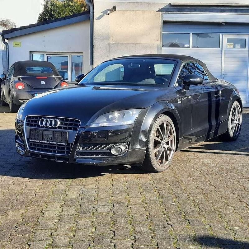 Schwarz Gebraucht 2009 Audi TT Roadster S-Line Cabrio | 8.950 € (Fairer Preis) - Bild 1/4
