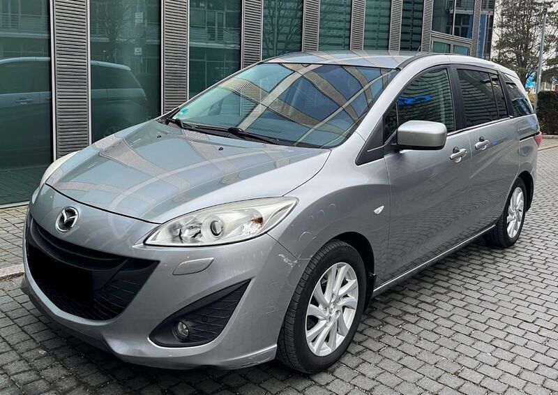 Silber Gebraucht 2011 Mazda 5 Center-Line Van / Kleinbus | 4.499 € (Superpreis) - Bild 1/4