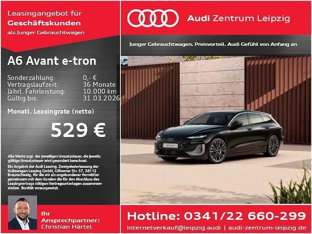 Neu Audi A6 e-tron Performance 269 kW (367 PS) 2026 Schwarz Kombi
