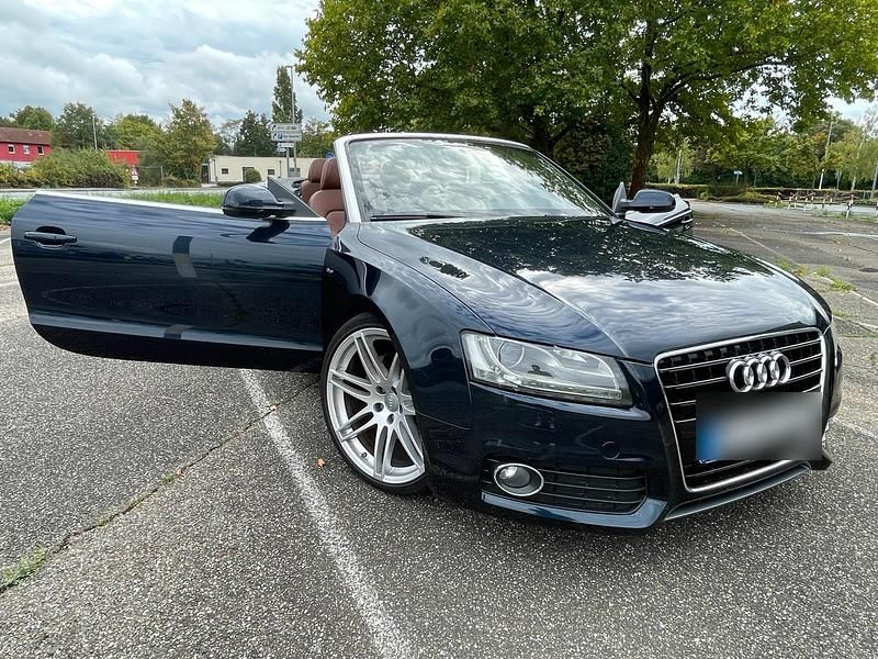Blau Gebraucht 2009 Audi A5 Cabriolet Cabrio | 11.850 € (Teuer) - Bild 1/4