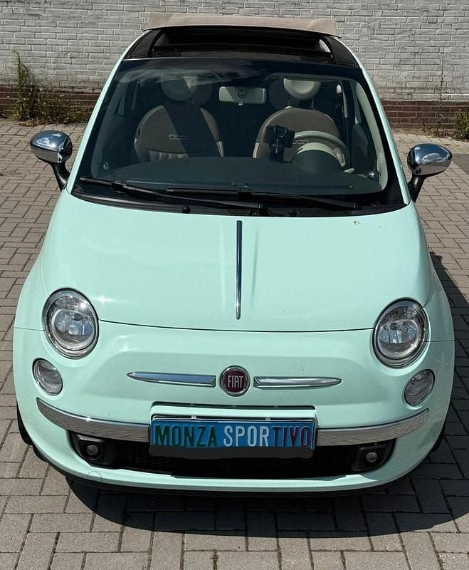 Grün Gebraucht 2014 Fiat 500C Cabrio | 7.499 € (Guter Preis) - Bild 1/4