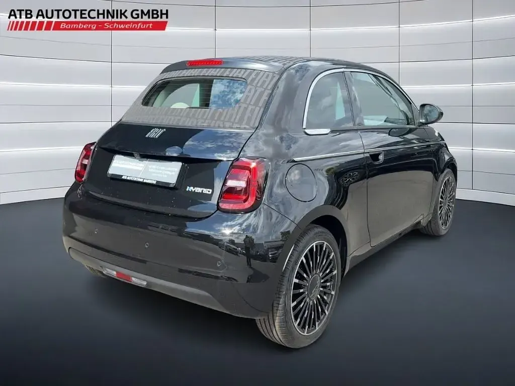 Neu Fiat 500 La Prima 65 PS (47 kW) 2026 Schwarz Cabrio