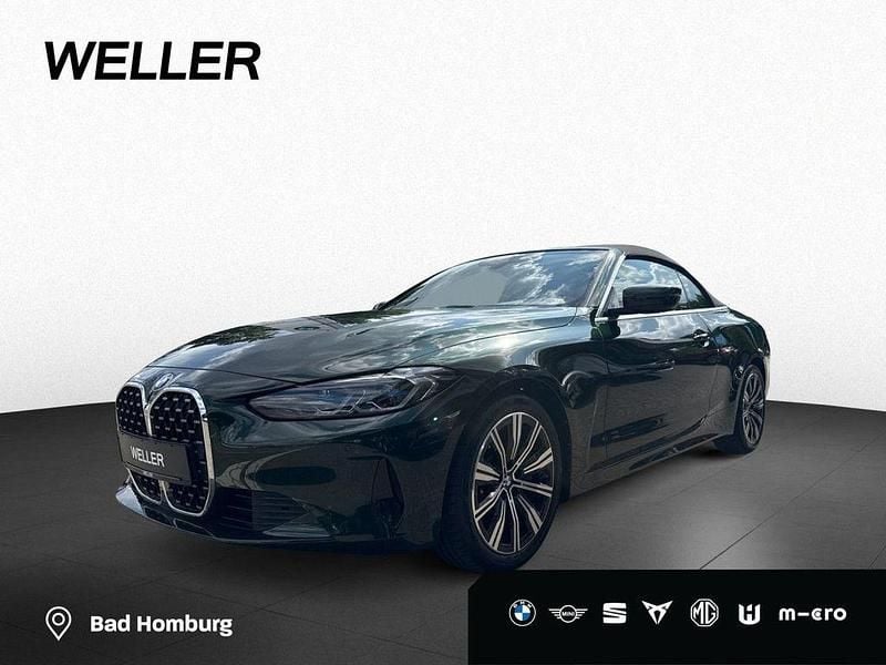 Grün Gebraucht 2022 BMW 430 Cabriolet Sport Line Cabrio | 40.470 € (Superpreis) - Bild 1/4