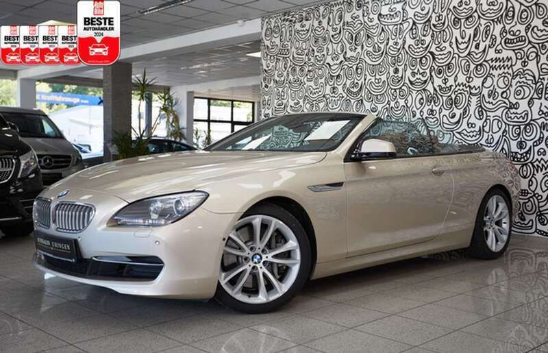 Orionsilber metallic Gebraucht 2011 BMW 650 Cabriolet Sport Line Cabrio | 31.770 € (Fairer Preis) - Bild 1/2