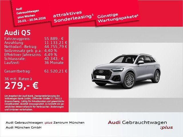 Gebraucht Audi Q5 S-Line 299 PS (219 kW) 2025 Florettsilber metallic SUV