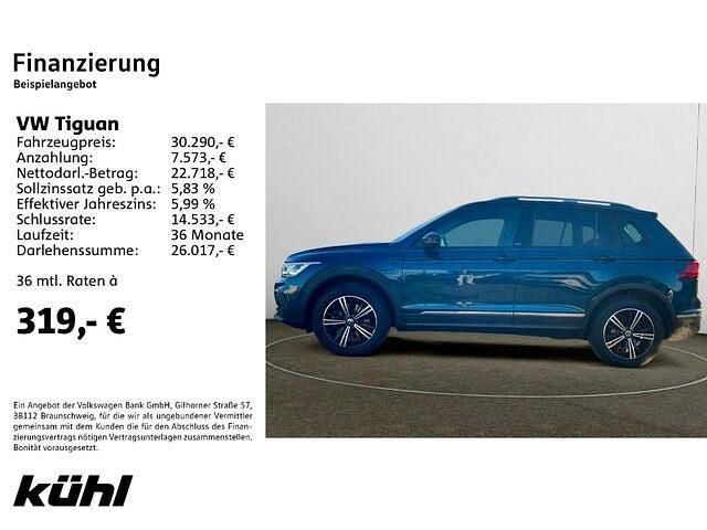 Gebraucht VW Tiguan Active 245 PS (180 kW) 2022 Nightshade blue metallic SUV