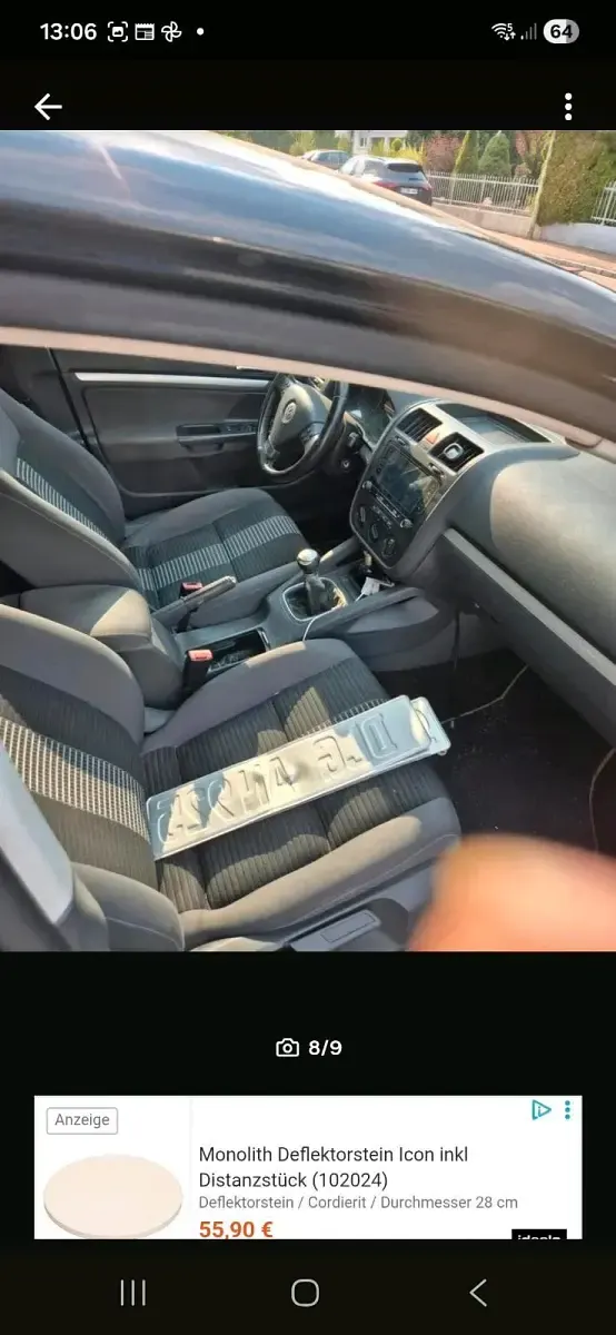 Gebraucht VW Golf VI 122 PS (89 kW) 2008 Schwarz Kleinwagen