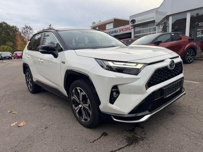 Novaweiß perleffekt / dach sch Gebraucht 2022 Toyota RAV4 Hybrid Style SUV | 39.400 € (Guter Preis) - Bild 1/4