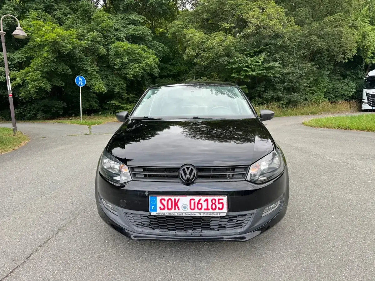 Gebraucht VW Polo 75 PS (55 kW) 2009 Schwarz Kleinwagen