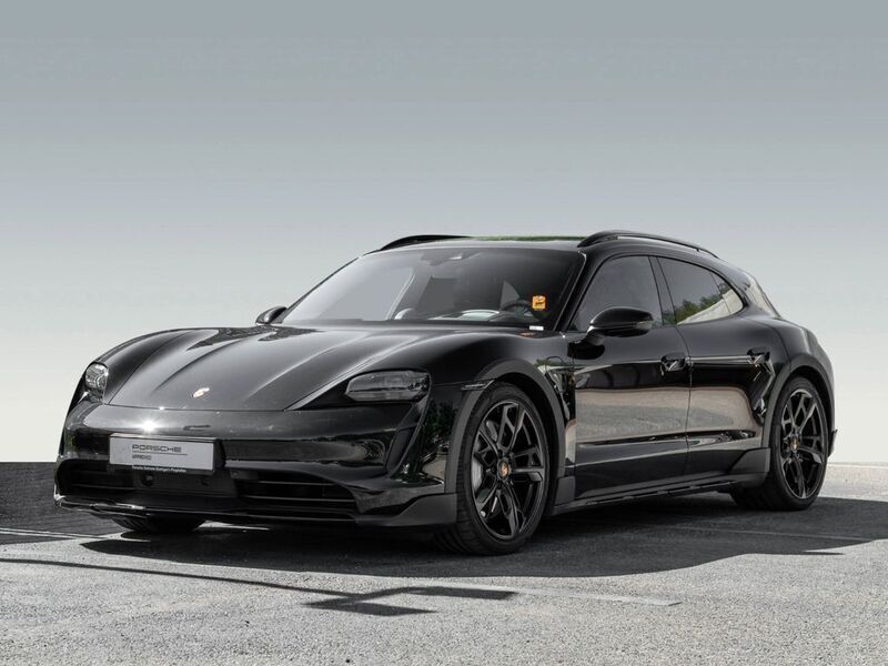 Tiefschwarzmetallic Gebraucht 2021 Porsche Taycan Cross Turismo Limousine | 77.500 € - Bild 1/4
