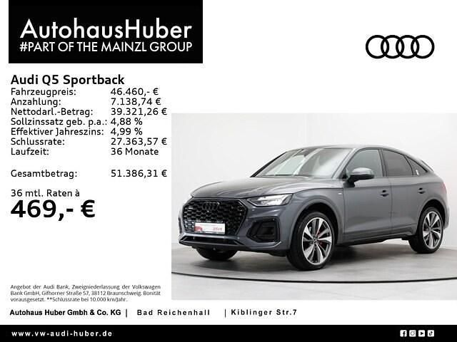 Daytonagrau perleffekt Gebraucht 2023 Audi Q5 Sportback Ambiente SUV | 45.390 € (Fairer Preis) - Bild 1/4