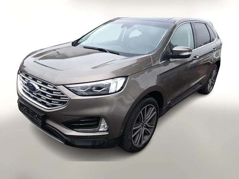 Grau Gebraucht 2018 Ford Edge Titanium SUV | 25.988 € (Etwas zu teuer) - Bild 1/4