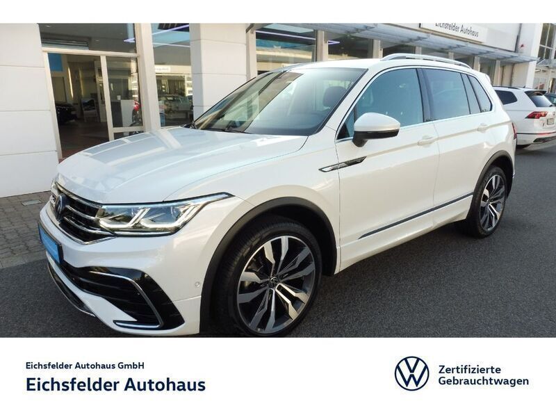 Weiß Gebraucht 2023 VW Tiguan R-line SUV | 45.200 € (Teuer) - Bild 1/4