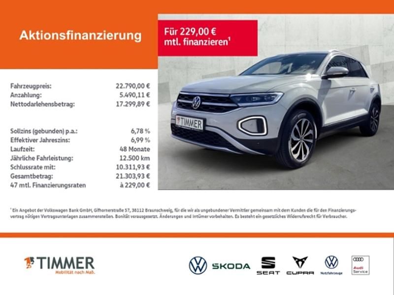 Gebraucht VW T-Roc Style 150 PS (110 kW) 2022 Ascotgrau SUV