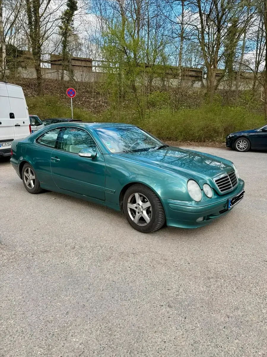 Gebraucht Mercedes CLK230 193 PS (141 kW) 2000 Grün Coupé