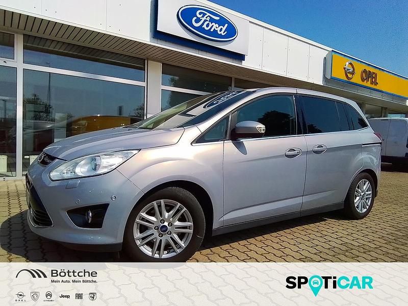 Micastonesilber metallic Gebraucht 2013 Ford Grand C-Max Titanium Van / Kleinbus | 12.990 € - Bild 1/4