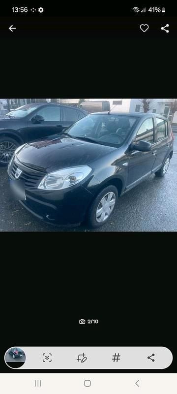 Gebraucht Dacia Sandero 2012 Schwarz Kleinwagen