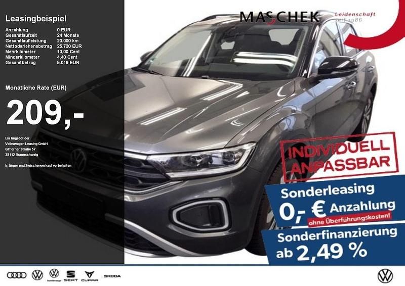 Grau Gebraucht 2024 VW T-Roc IQ Drive SUV | 24.840 € (Superpreis) - Bild 1/4