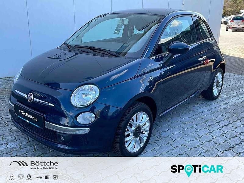 Colore esterno (dipinto di blu blau) Gebraucht 2015 Fiat 500 Lounge Kleinwagen | 6.990 € (Guter Preis) - Bild 1/4