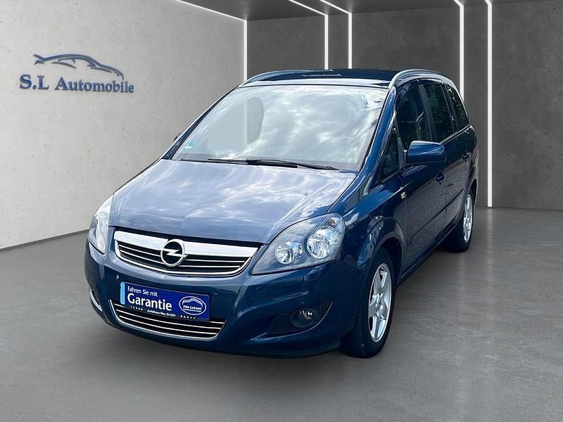 Blau Gebraucht 2012 Opel Zafira Family Van / Kleinbus | 4.490 € (Fairer Preis) - Bild 1/4