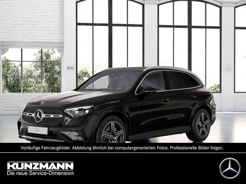 Obsidianschwarz metallic Gebraucht 2025 Mercedes GLC220 AMG SUV | 59.680 € - Bild 1/4