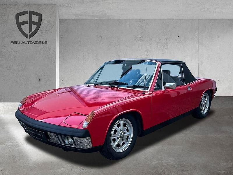 Rot Gebraucht 1973 Porsche 914 Cabrio | 31.900 € - Bild 1/4