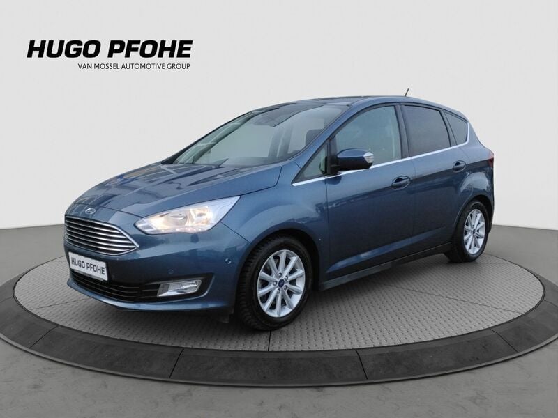 Blau Gebraucht 2019 Ford C-MAX Titanium Van / Kleinbus | 15.990 € (Fairer Preis) - Bild 1/4