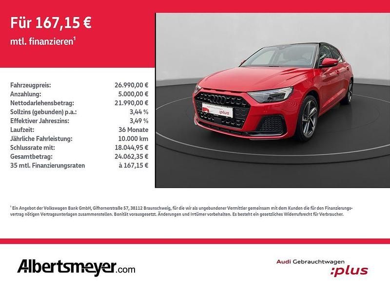 Rot Gebraucht 2025 Audi A1 Sportback Advanced Kleinwagen | 26.990 € (Fairer Preis) - Bild 1/4