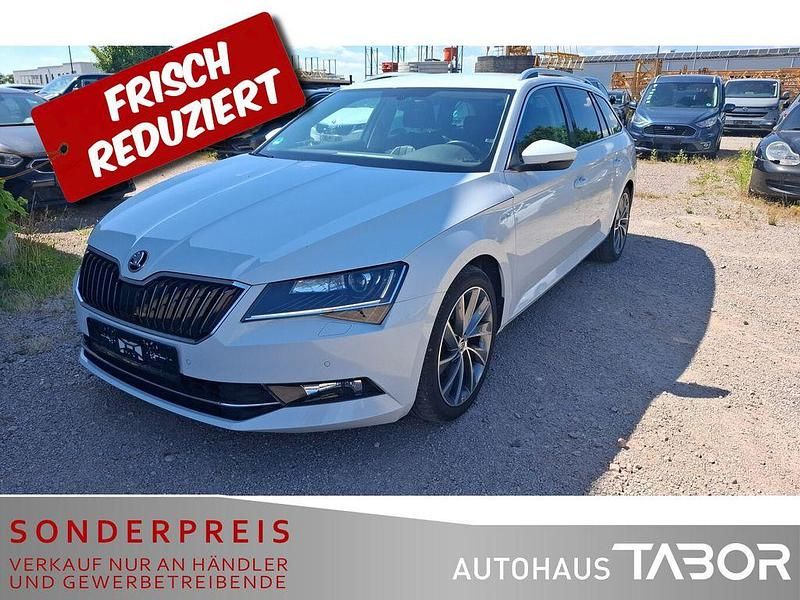 Moonweiss metallic Gebraucht 2016 Skoda Superb LAURIN & KLEMENT Kombi | 13.985 € (Fairer Preis) - Bild 1/4