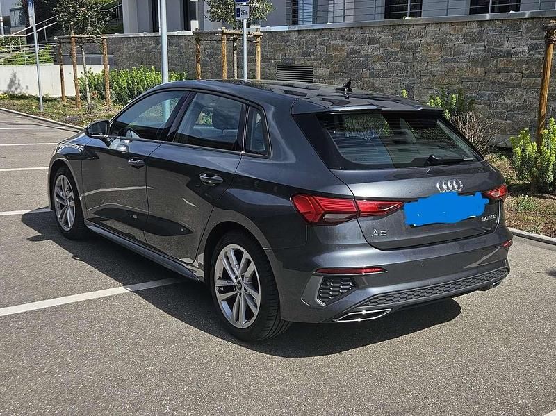 Usado Audi A3 S-Line 110 CV (80 kW) 2021 Gris Berlina