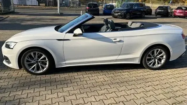 Gebraucht Audi A5 Cabriolet Advanced 204 PS (150 kW) 2021 Weiß Cabrio