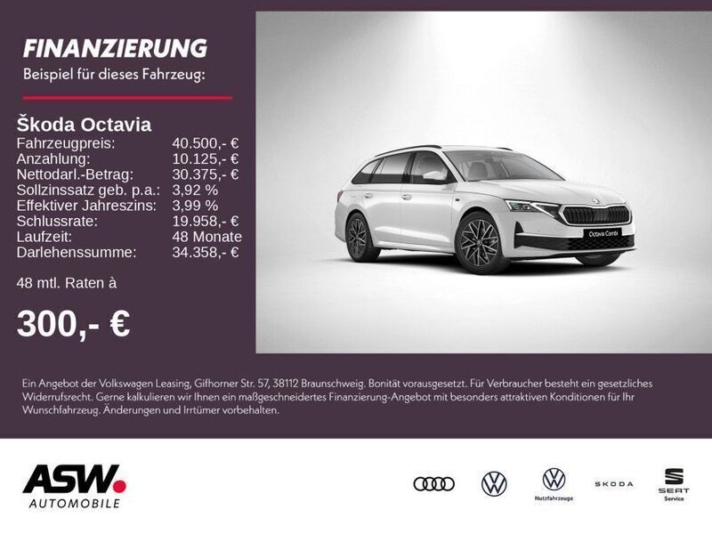 Moonweiß perleffekt Neu 2025 Skoda Octavia Tour Kombi | 40.500 € (Teuer) - Bild 1/4