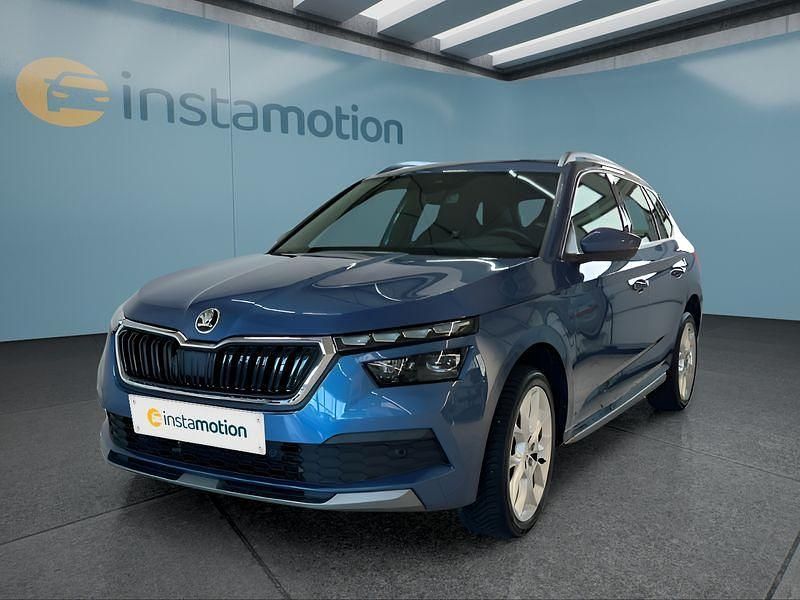 Blau Gebraucht 2021 Skoda Kamiq SUV | 22.999 € (Fairer Preis) - Bild 1/4