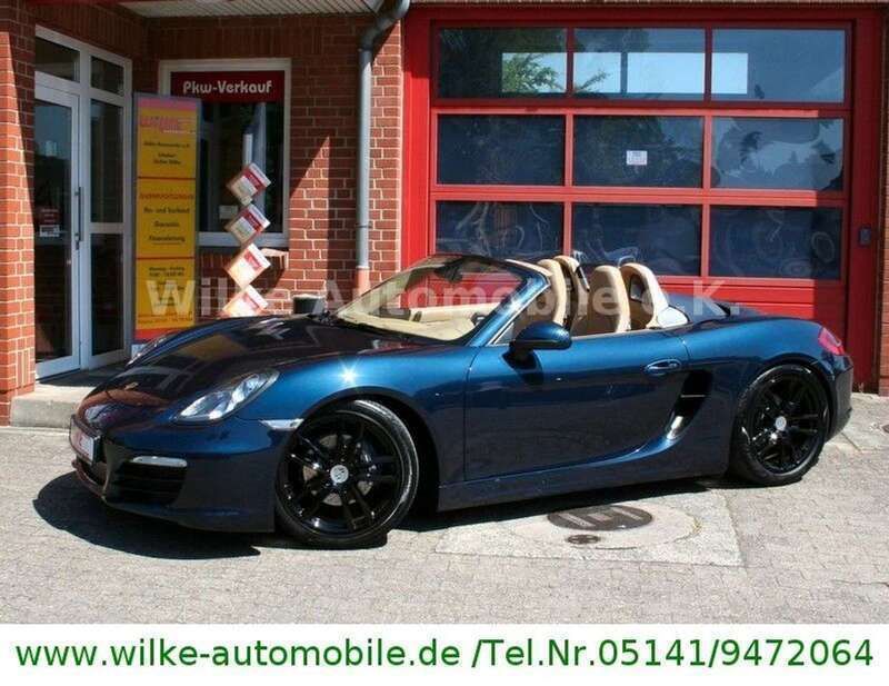 Dunkelblaumetallic Gebraucht 2013 Porsche Boxster Cabrio | 43.690 € (Fairer Preis) - Bild 1/4