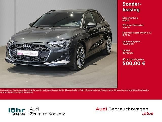 Manhattangrau metallic Gebraucht 2025 Audi A3 Sportback e-tron Advanced Plus Kleinwagen | 42.780 € (Teuer) - Bild 1/3