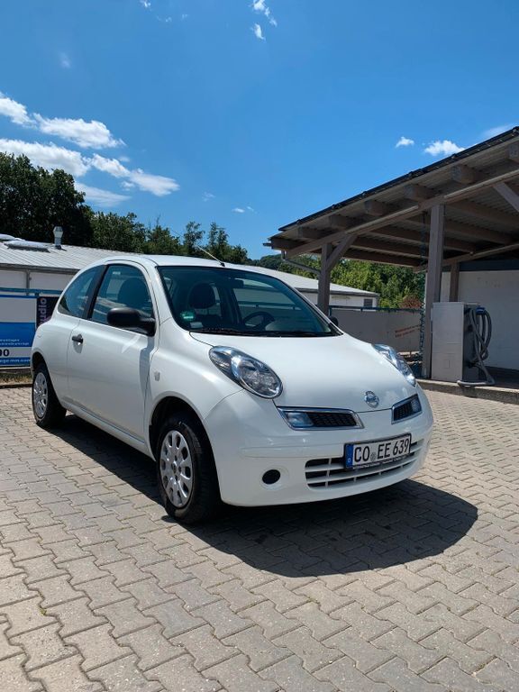 Weiß Gebraucht 2009 Nissan Micra Visia Kleinwagen | 2.500 € (Guter Preis) - Bild 1/4