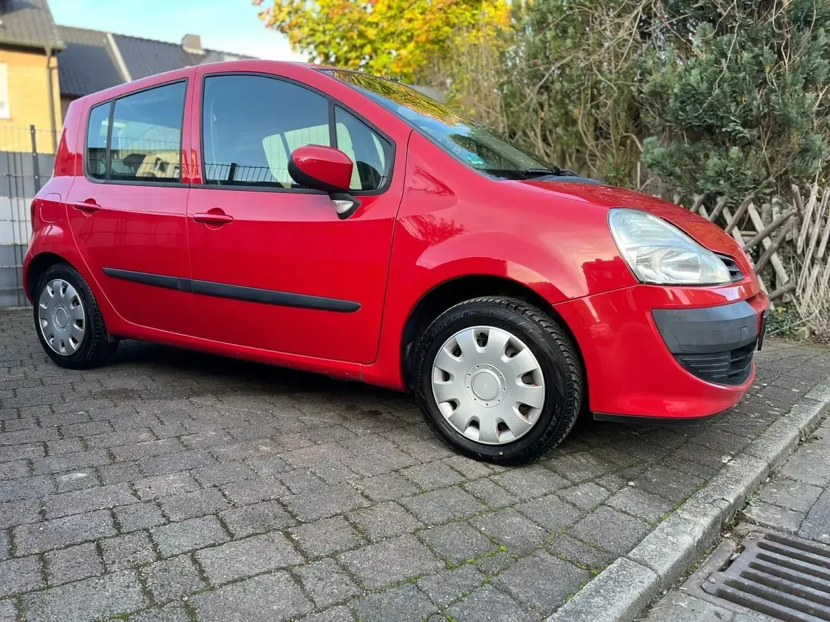 Brugt Renault Modus 75 HK (55 kW) 2010 Rød MPV