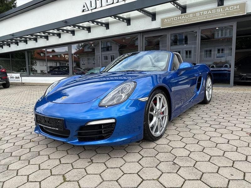 Blau Gebraucht 2013 Porsche Boxster S Cabrio | 56.900 € (Fairer Preis) - Bild 1/4