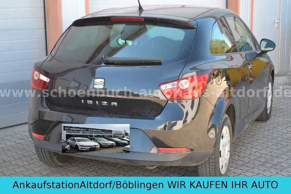 Gebraucht Seat Ibiza SC Style 86 PS (63 kW) 2010 Schwarz metallic Kleinwagen
