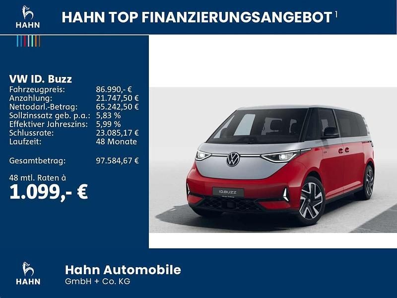 Neu VW ID. Buzz GTX 250 kW (340 PS) 2026 Monosilber/kirschrot Van / Kleinbus