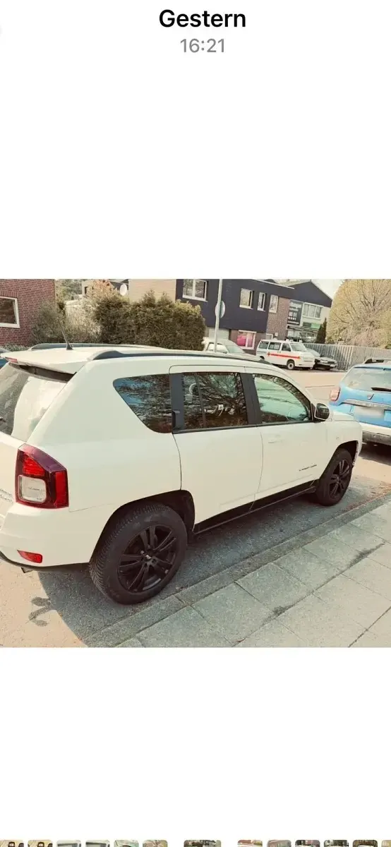 Gebraucht Jeep Compass 120 PS (88 kW) 2014 Weiß SUV