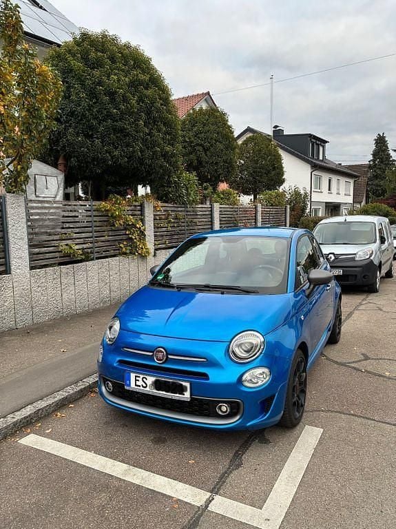 Blau Gebraucht 2017 Fiat 500 S Kleinwagen | 9.400 € (Fairer Preis) - Bild 1/4