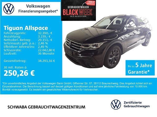 Deep black perleffekt Gebraucht 2024 VW Tiguan Allspace Move SUV | 32.390 € (Fairer Preis) - Bild 1/4