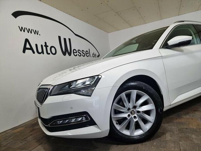 Gebraucht Skoda Superb Style 190 PS (139 kW) 2021 Weiss Kombi