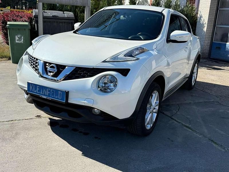 Brilliant white metallic Gebraucht 2018 Nissan Juke N-Way SUV | 10.980 € (Fairer Preis) - Bild 1/4