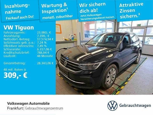 Gebraucht VW Tiguan Active 150 PS (110 kW) 2023 Schwarz SUV
