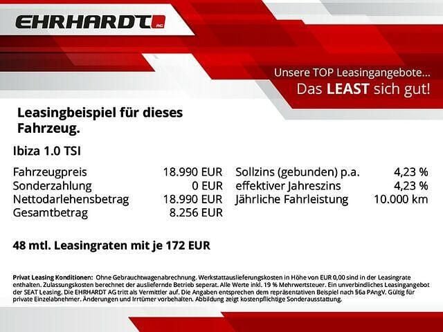 Gebraucht Seat Ibiza FR 110 PS (80 kW) 2024 Schwarz Kleinwagen