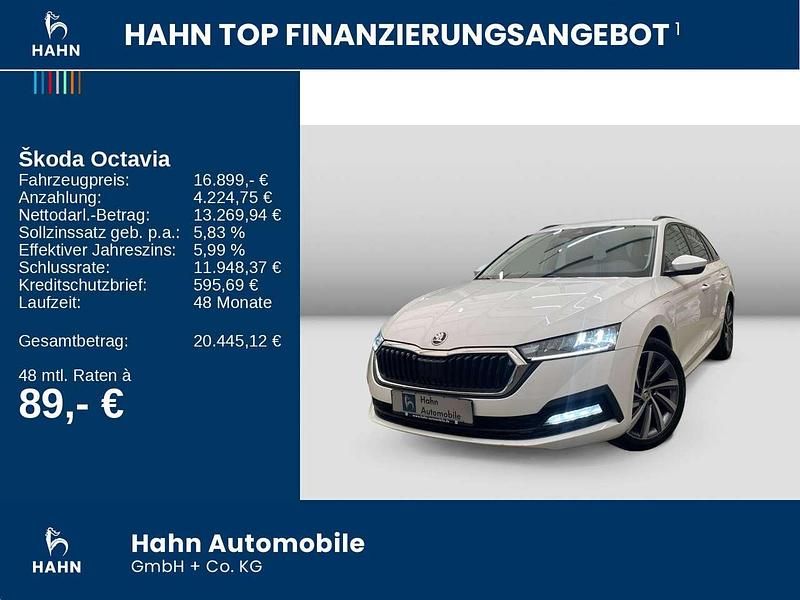Gebraucht Skoda Octavia Ambition 204 PS (150 kW) 2022 Candyweiss Kombi