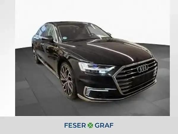 Mythosschwarz metallic Gebraucht 2022 Audi A8 Ambiente Limousine | 49.910 € - Bild 1/4