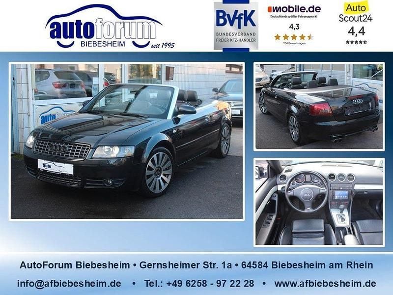 Schwarz Gebraucht 2005 Audi S4 Cabriolet Sport Cabrio | 10.999 € (Superpreis) - Bild 1/4